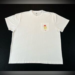 Lauren James Dog Lifeguard T-Shirt White 2XL Golden Retriever Graphic